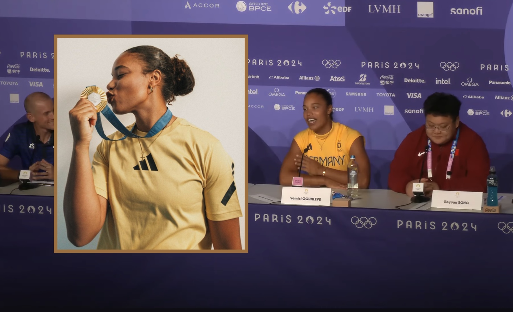 Olympian Yemisi Ogunleye Turns Post-event Presser Into Moment Of ...