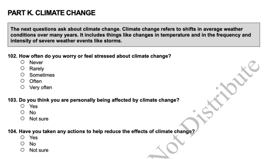 Thomas Blake Middle School Survey asks kids about gender identity, climate change, and suicide