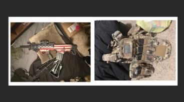 Images included in a federal court filing show equipment seized by the Knox County Sheriff's Office from Tycen Proper, one of five suspects charged in an alleged plot targeting a UFC event at the White House. Photo: Screenshot / Knox County Sheriff's Office via U.S. Department of Justice court filing / United States Government Work